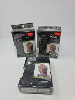 MODEL MODEL DREAMWEAVER PERFECT 10 Pre Cut Weave Hair Extension 10 pcs Short Lot
